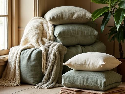 Tessuti naturali e sostenibili per la casa con motivi ispirati alla giungla tropicale